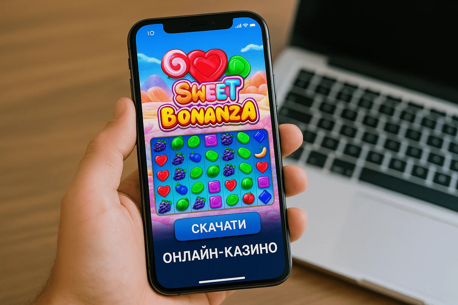 Мобільна версія Sweet Bonanza